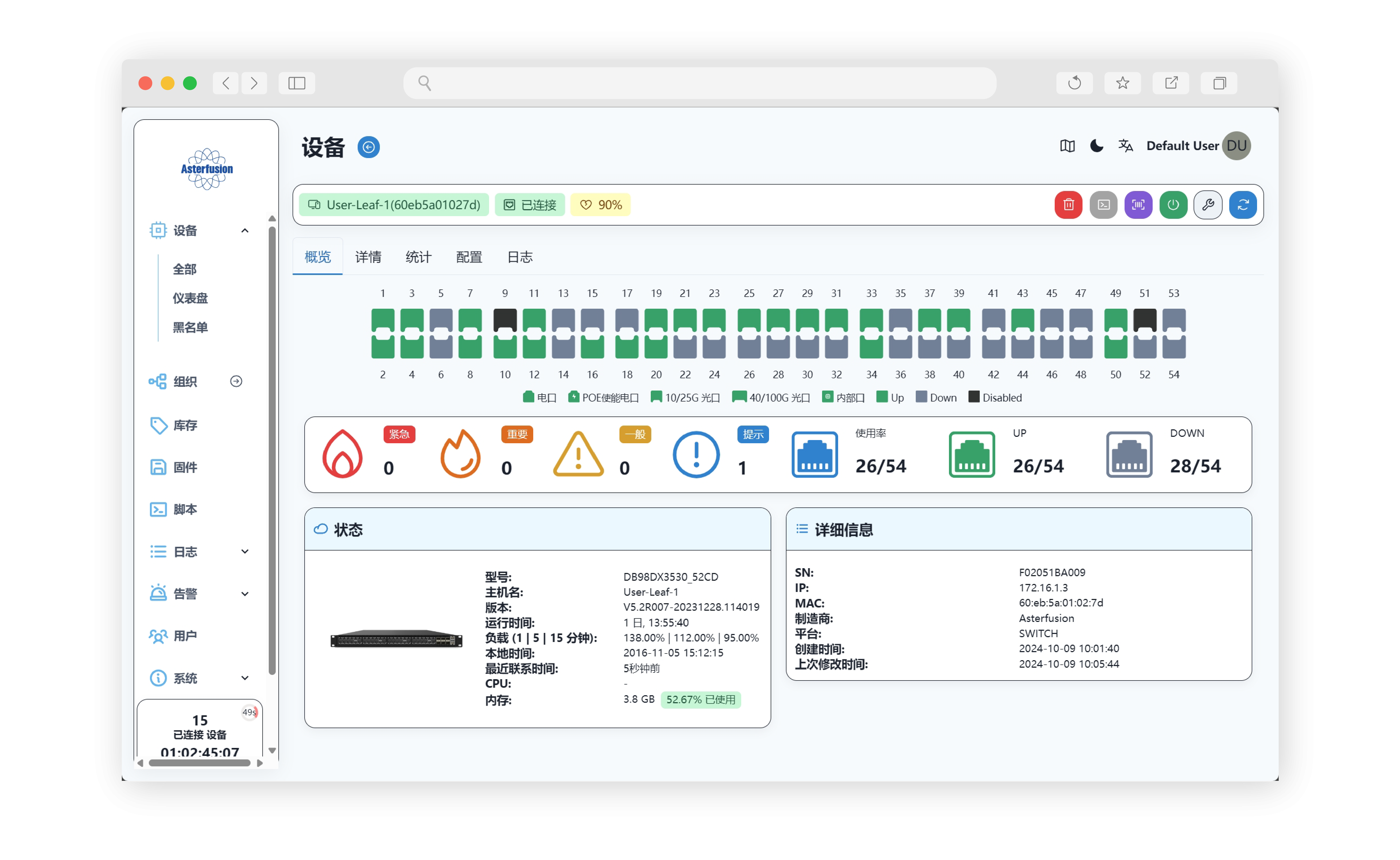 ACC-网络运行状态