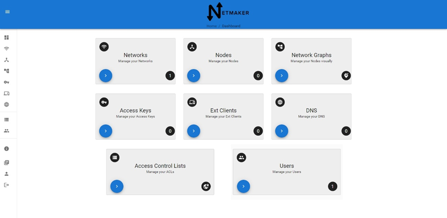 Netmaker主页面