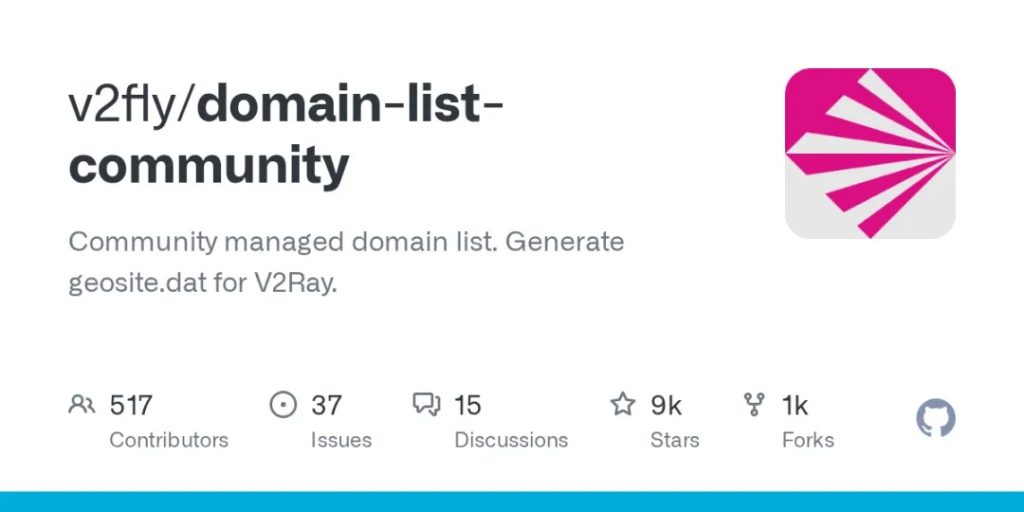 GitHub 上的 domain-list-community)