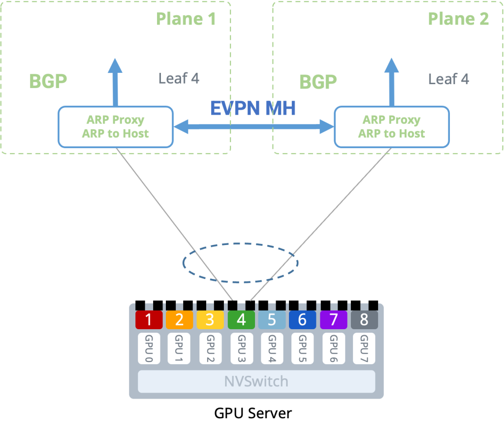 双上联Leaf EVPN MH技术