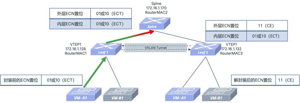 ECN over VXLAN
