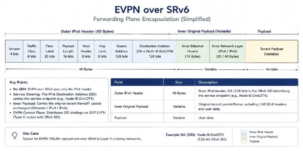EVPN over SRv6